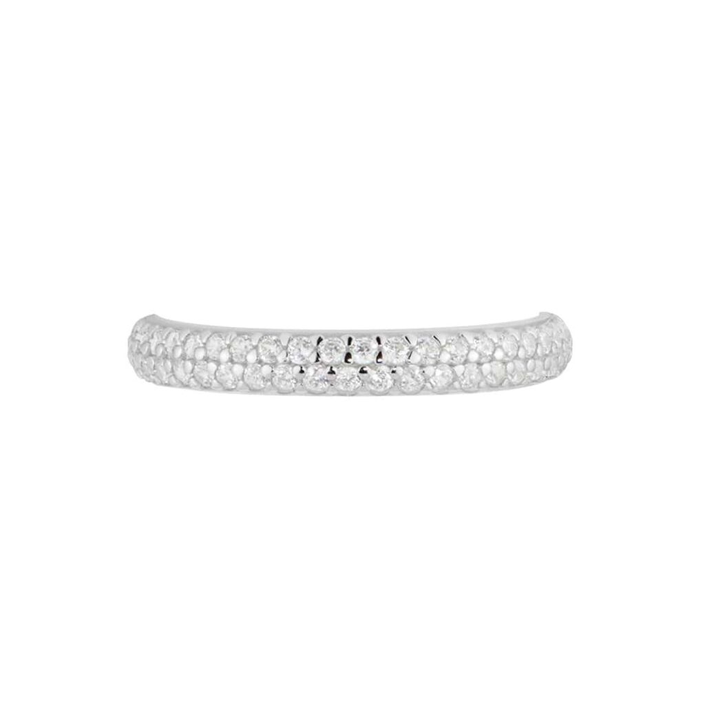 Anello Eternity Claire Oro Bianco Cubic Zirconia - Anelli Eternity Donna | Stroili