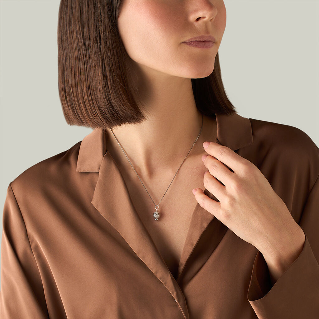 Pendente Saluti&Baci Pigna Love Beats Argento Rodiato - Ciondoli Donna | Stroili