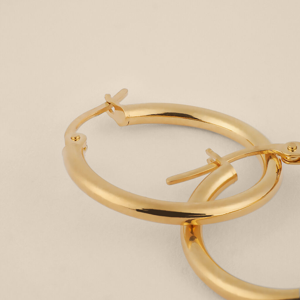 Orecchini A Cerchio Toujours Oro Giallo