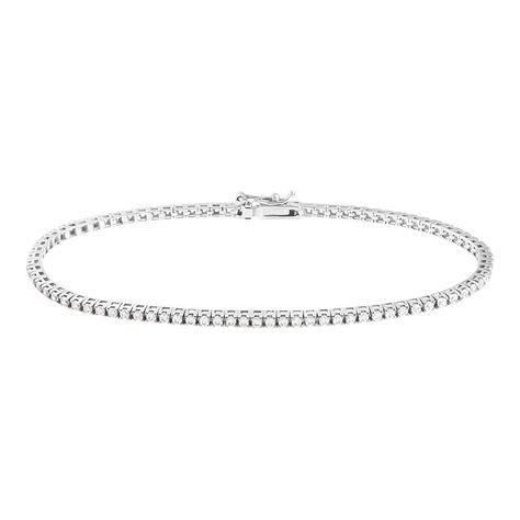 Bracciale Tennis Claire Oro Bianco Cubic Zirconia - Bracciali Tennis Donna | Stroili