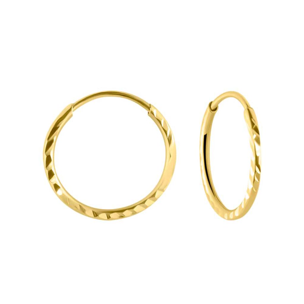 Orecchini A Cerchio Toujours Oro Giallo