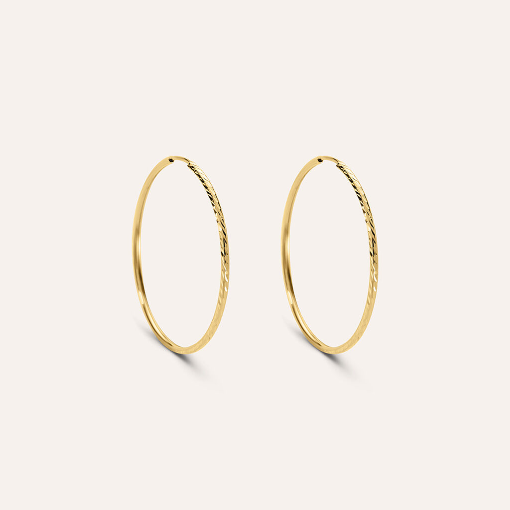 Orecchini A Cerchio Toujours Oro Giallo