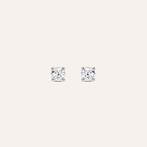 Orecchini Lobo Punto Luce Firmamenti Oro Bianco Diamante - Gioielli Donna | Stroili