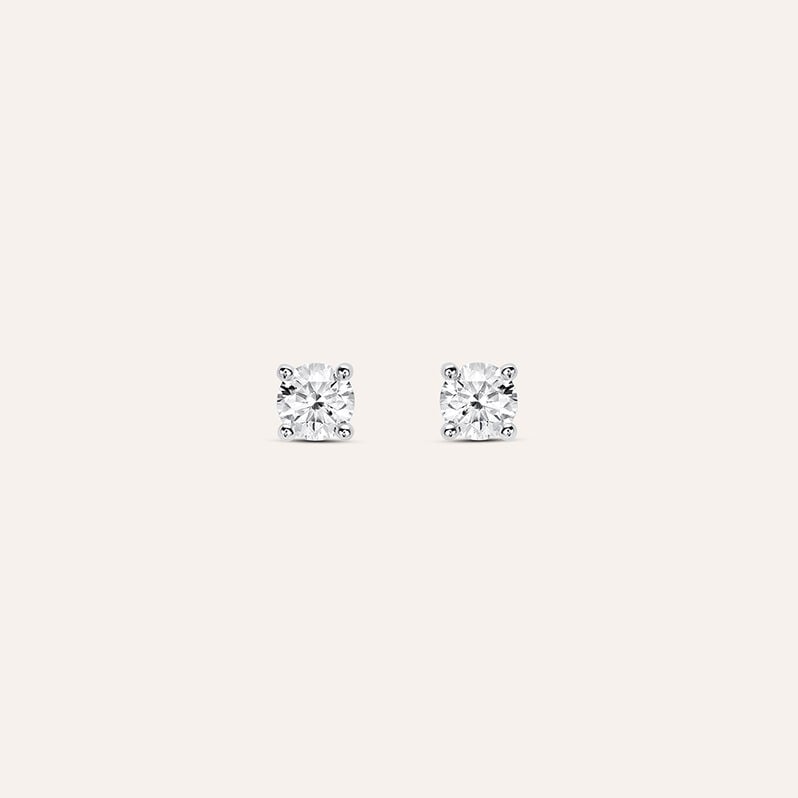 Orecchini Lobo Punto Luce Firmamenti Oro Bianco Diamante - Gioielli Donna | Stroili