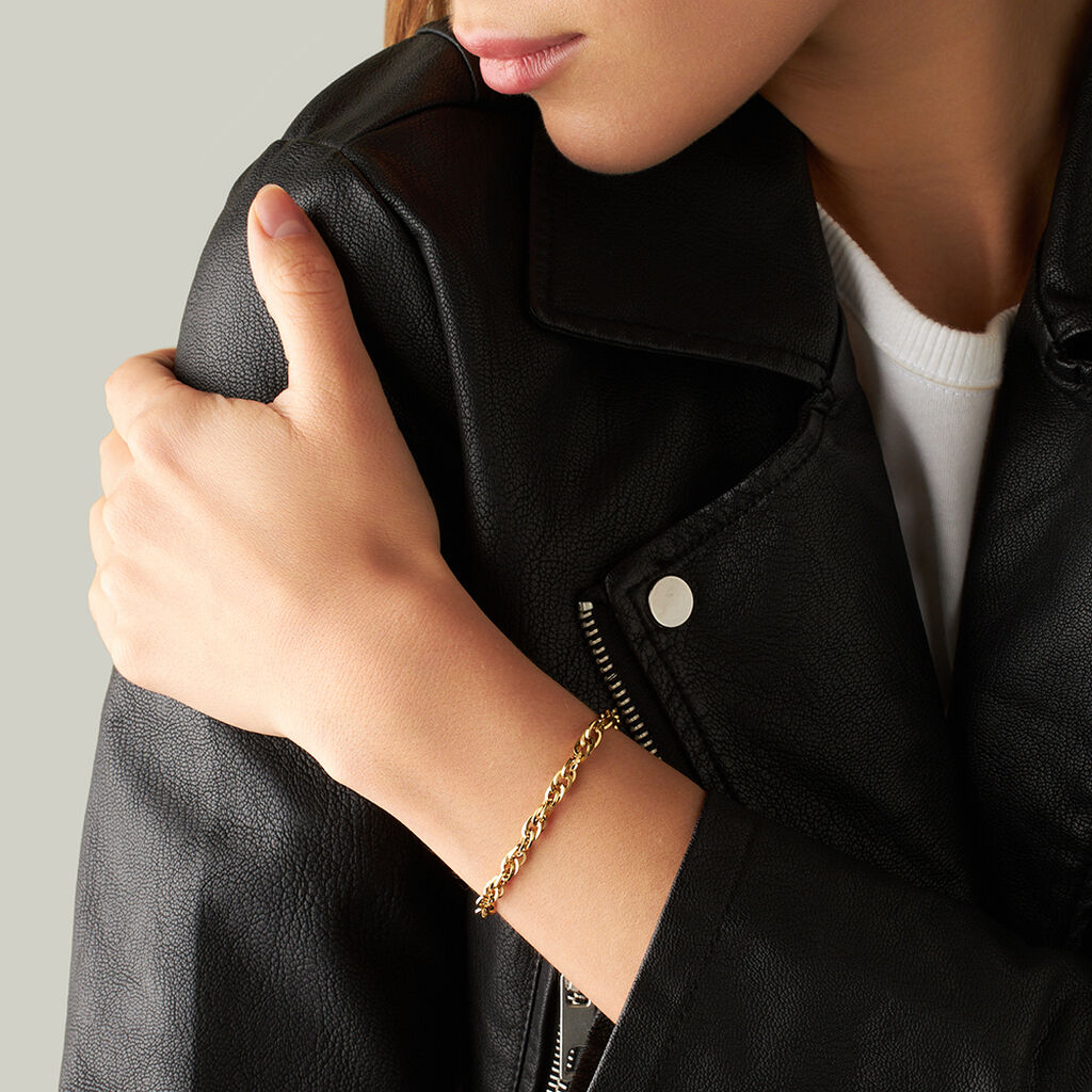 Bracciale Lady Code Acciaio Dorato - Bracciali Donna | Stroili