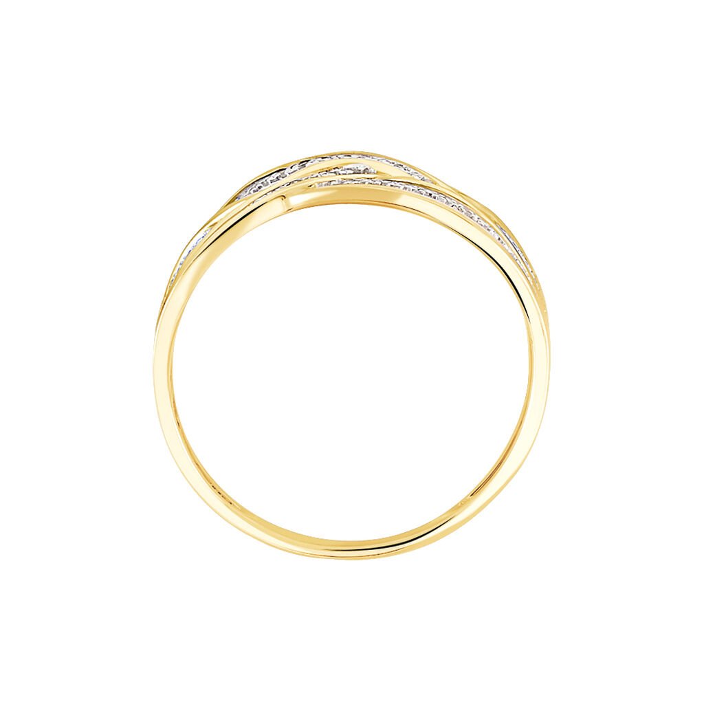 Anello Fascia Sophia Oro Giallo Diamante - Anelli con Pietre Donna | Stroili