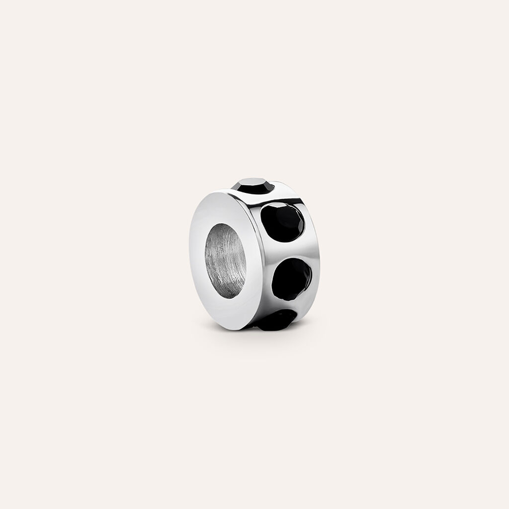 Bead Essential Code Acciaio Cristallo - Beads Uomo | Stroili