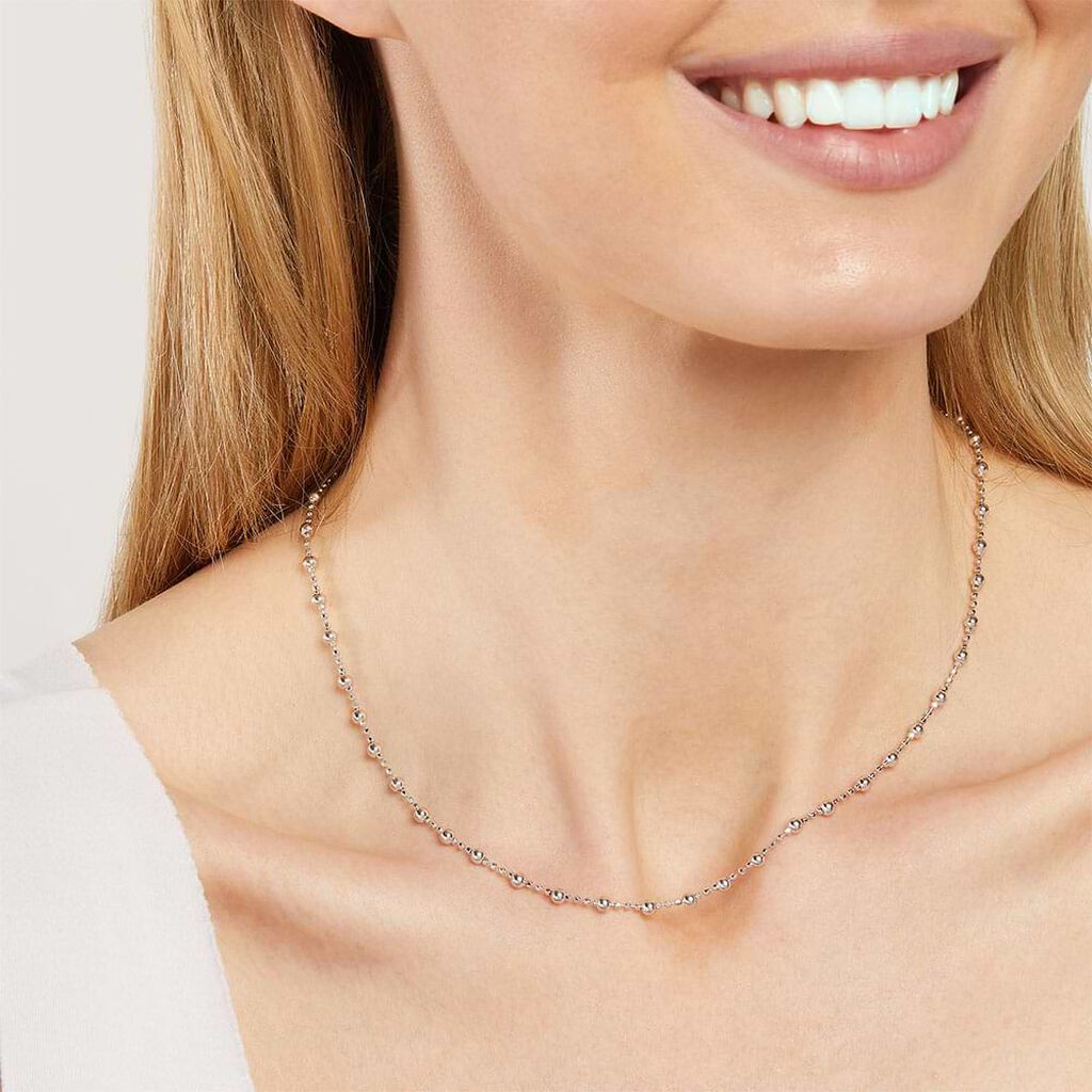 Catena Silver Collection Argento Rodiato - Collane Catena Donna | Stroili