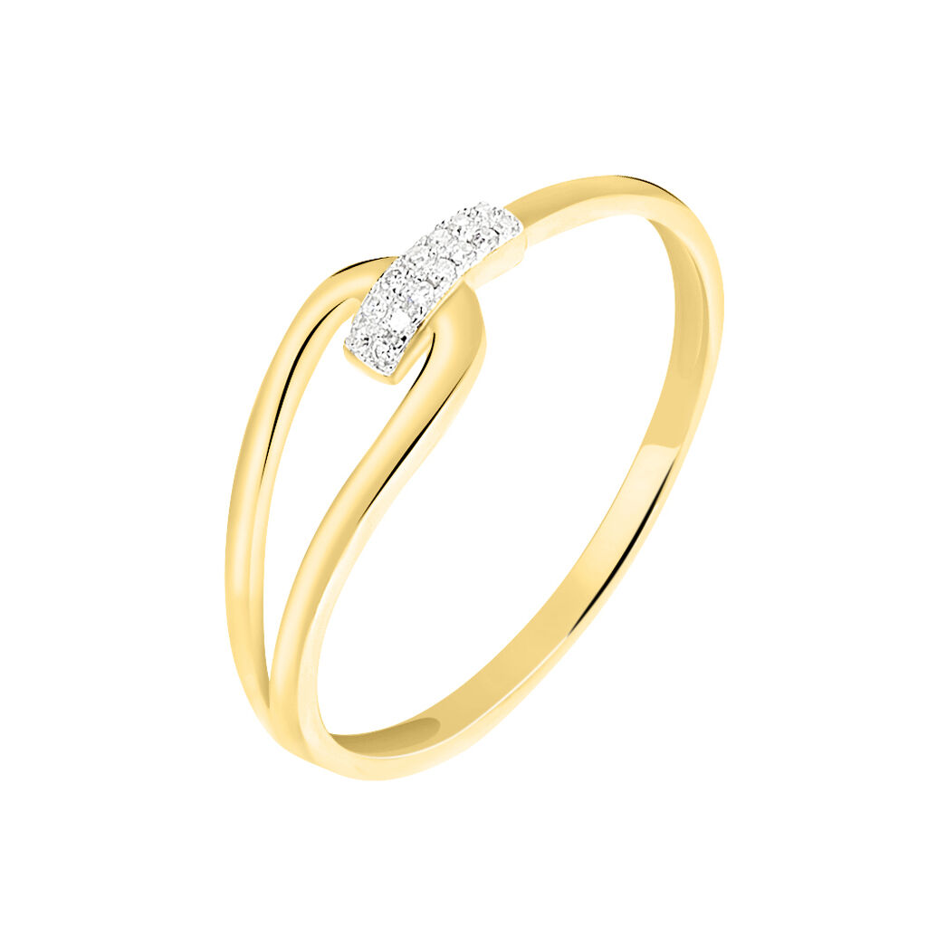 Anello Fantasia Sophia Oro Giallo Diamante - Anelli con Pietre Donna | Stroili