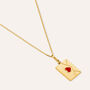 Pendente Love Letter Love Beats Argento Dorato
