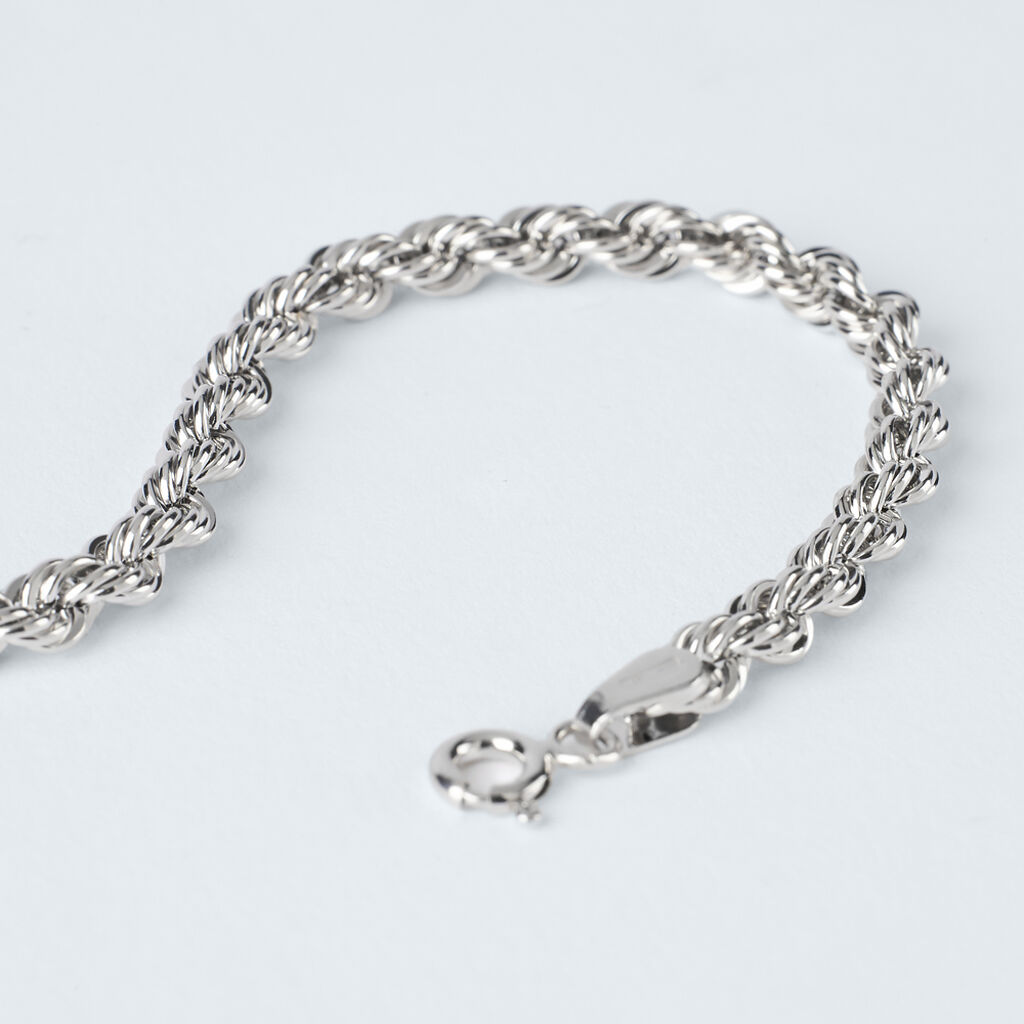 Bracciale Catena Colette Oro Bianco - Bracciali Donna | Stroili