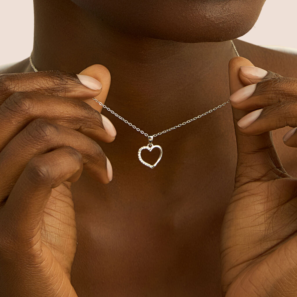 Collana Silver Moments Argento Rodiato Cubic Zirconia