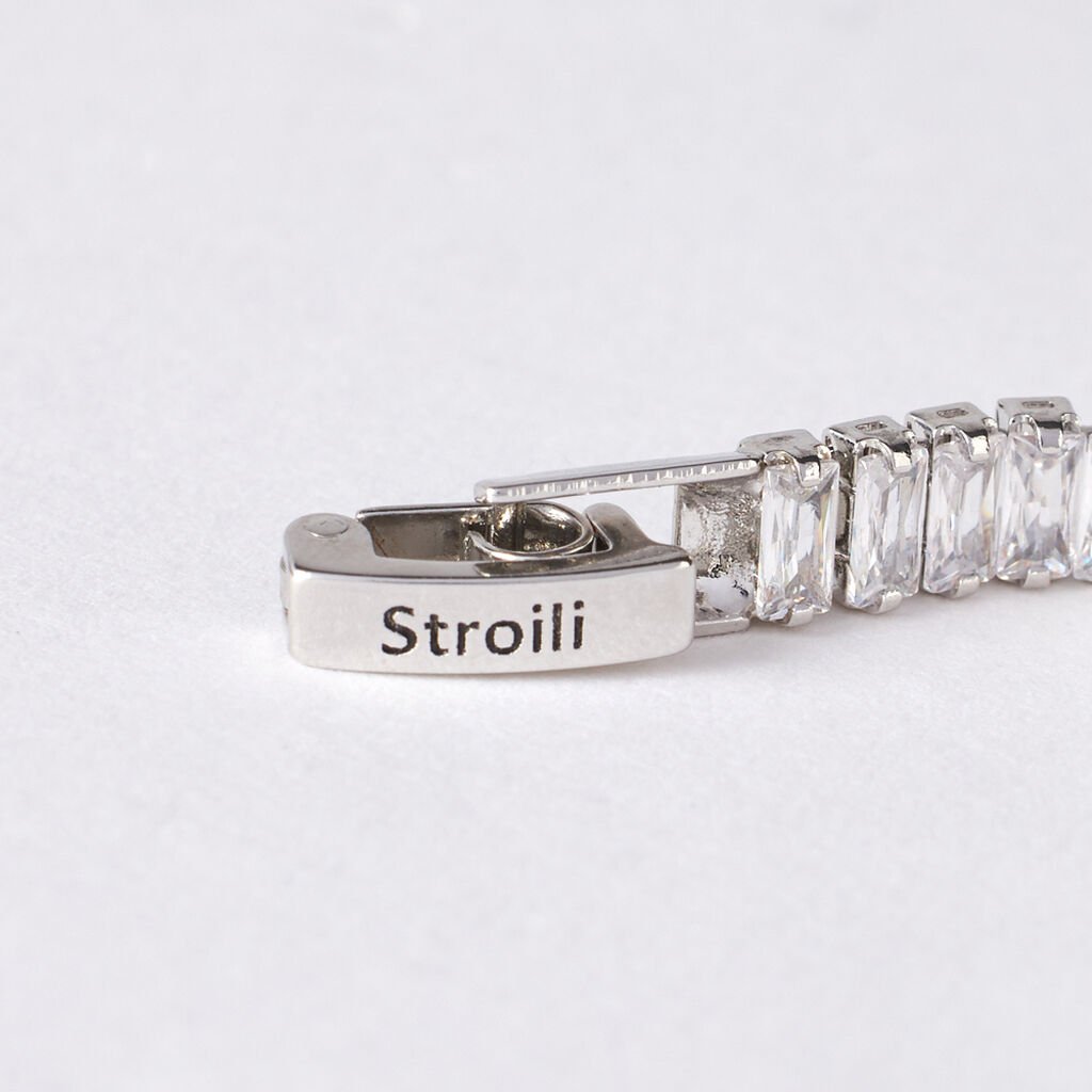 Bracciale Tennis Romantic Shine Metallo Cristallo - Bracciali Tennis Donna | Stroili