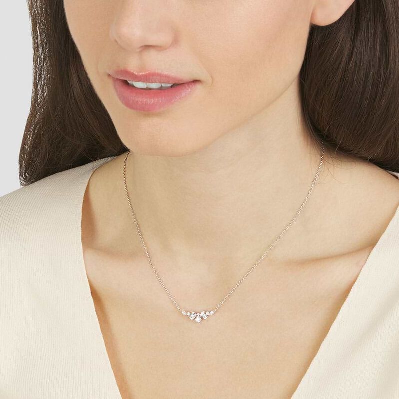 Collana Silver Elegance Argento Rodiato Cubic Zirconia - Collane Donna | Stroili
