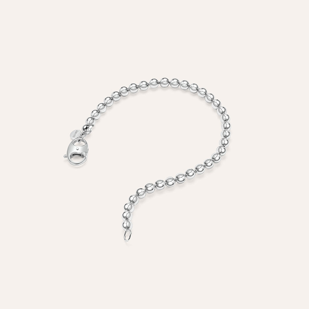Bracciale Catena Gentleman Argento Rodiato - Bracciali Uomo | Stroili