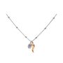 Collana Rosario Silver Soul Argento Bicolore Bianco / Rosa