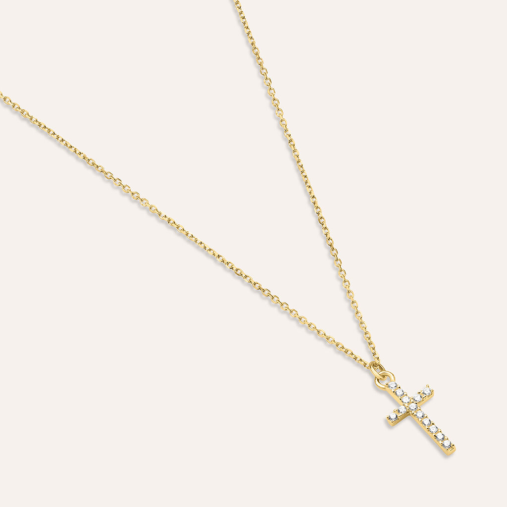 Collana Holy Oro Giallo Cubic Zirconia - Collane Donna | Stroili