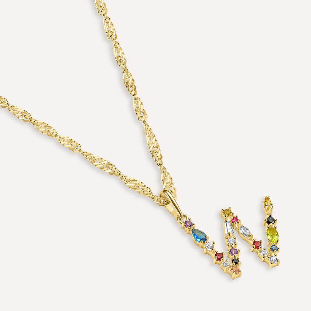 Pendente Claire Oro Giallo Cubic Zirconia