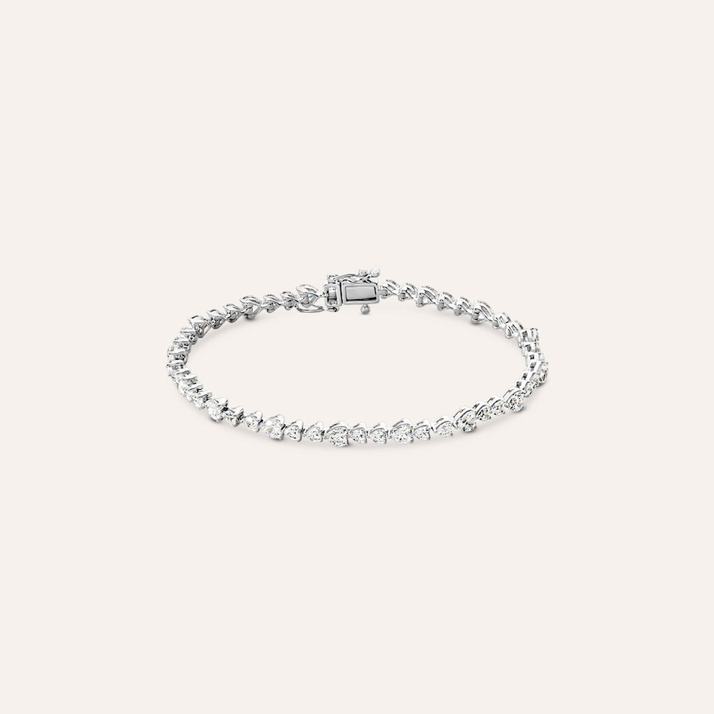 Bracciale Tennis Red Carpet Argento Rodiato Cubic Zirconia