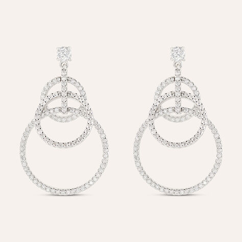 Orecchini Pendenti Silver Shine Argento Rodiato Cubic Zirconia - Orecchini Pendenti Donna | Stroili