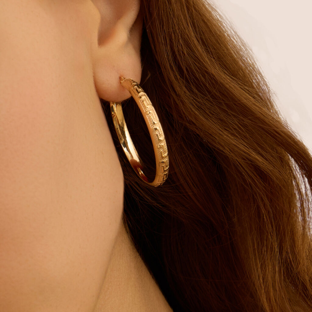 Orecchini A Cerchio Toujours Oro Giallo