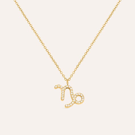 Collana Radiance Acciaio Dorato Cubic Zirconia - Collane Donna | Stroili