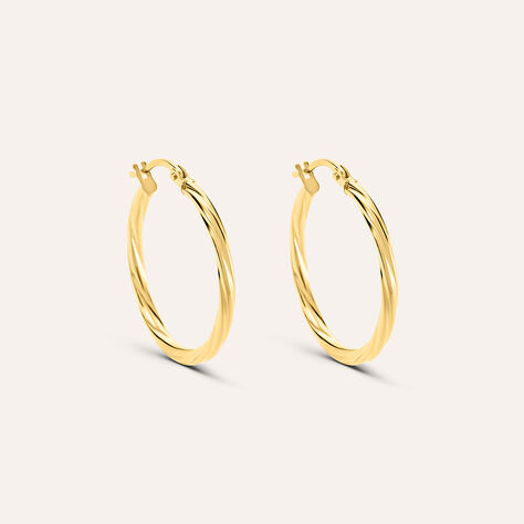 Orecchini A Cerchio Toujours Oro Giallo - Orecchini a Cerchio Donna | Stroili