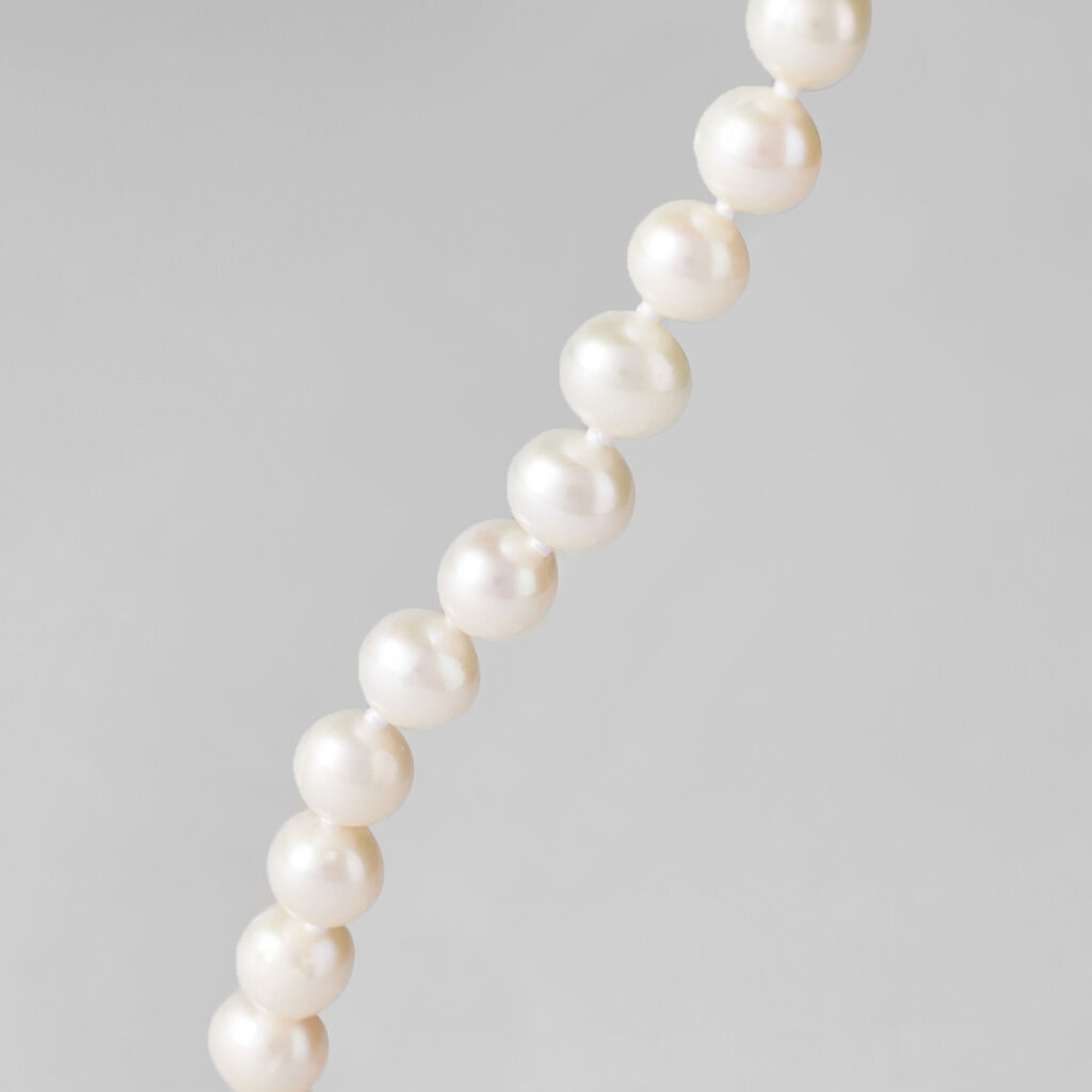 Bracciale Gabrielle Oro Bianco Perla D'Acqua Dolce - Bracciali Donna | Stroili