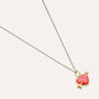Pendente Love Beats Argento Rosa