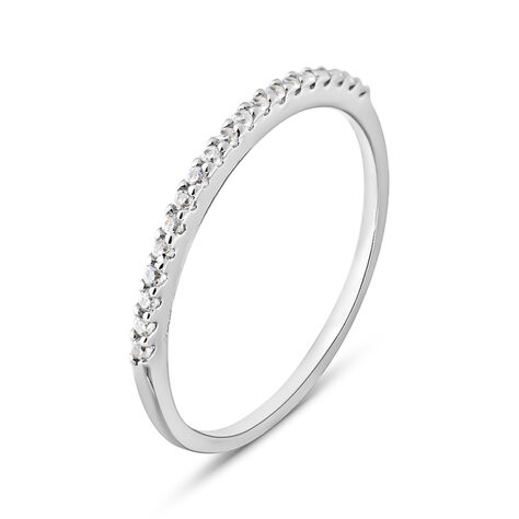 Anello Semi-eternity Silver Elegance Argento Rodiato Cubic Zirconia - Anelli con Pietre Donna | Stroili