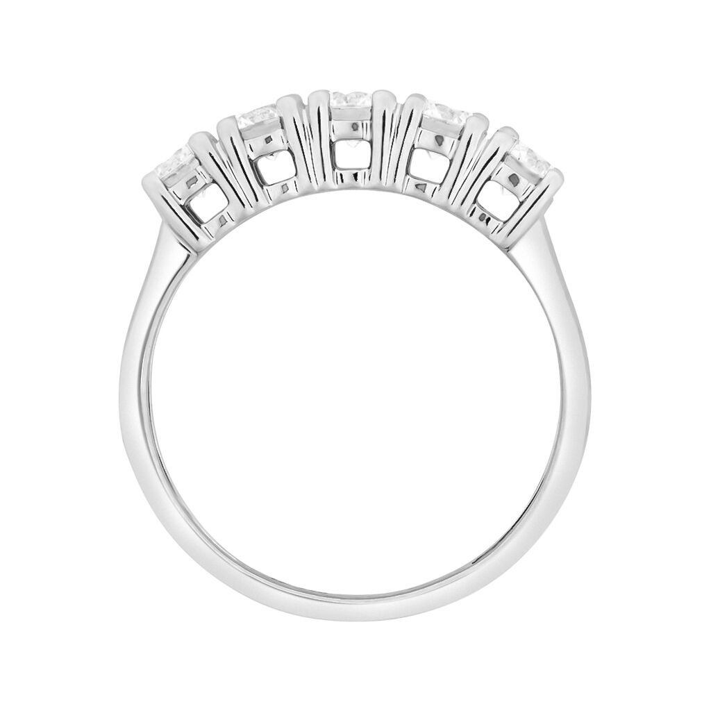 Anello Riviere Diamade Oro Bianco Diamante Lab-Grown - Anelli Riviere Donna | Stroili
