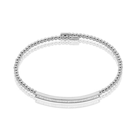 Bangle Silver Elegance Argento Rodiato Cubic Zirconia - Bracciali Rigidi Donna | Stroili