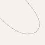 Catenina Love Beats Argento Rodiato