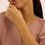 Bracciale Punto Luce Silver Diamonds Argento Dorato Diamante Lab-Grown