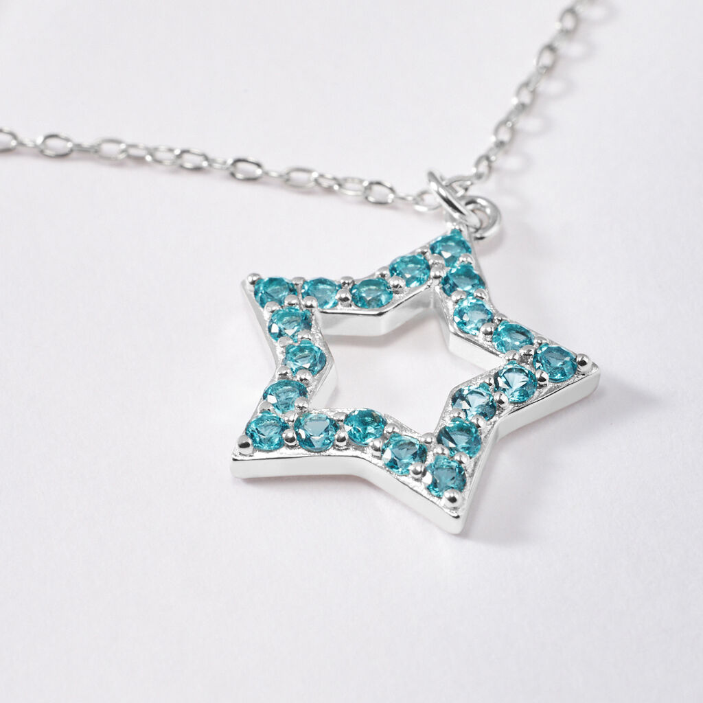 Collana Silver Rainbow Argento Rodiato Cubic Zirconia