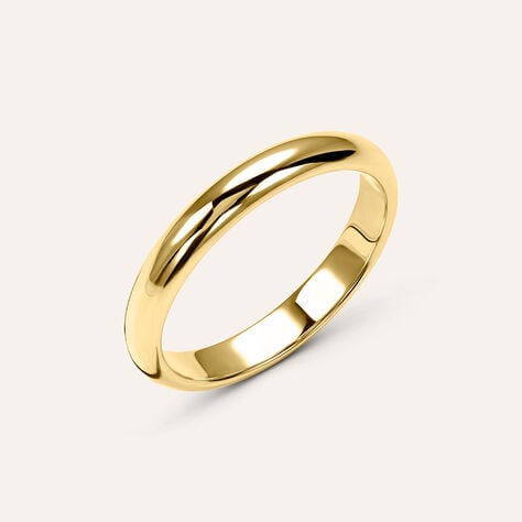 Fede Classica Leggera 3.2 mm Oro Giallo - Anelli con Incisione Unisex | Stroili