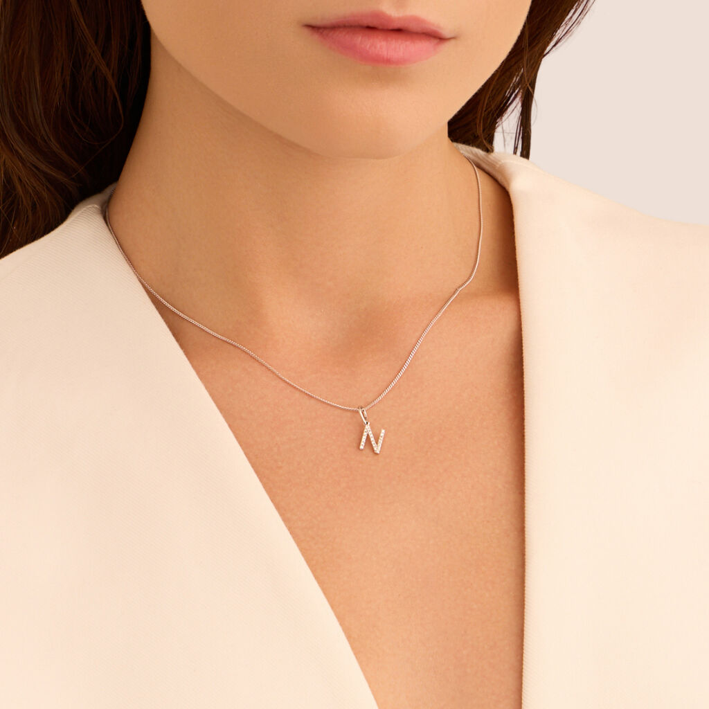 Pendente Sophia Oro Bianco Diamante