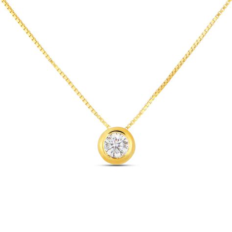 Collana Punto Luce Claire Oro Giallo Cubic Zirconia - Collane Punto Luce Donna | Stroili