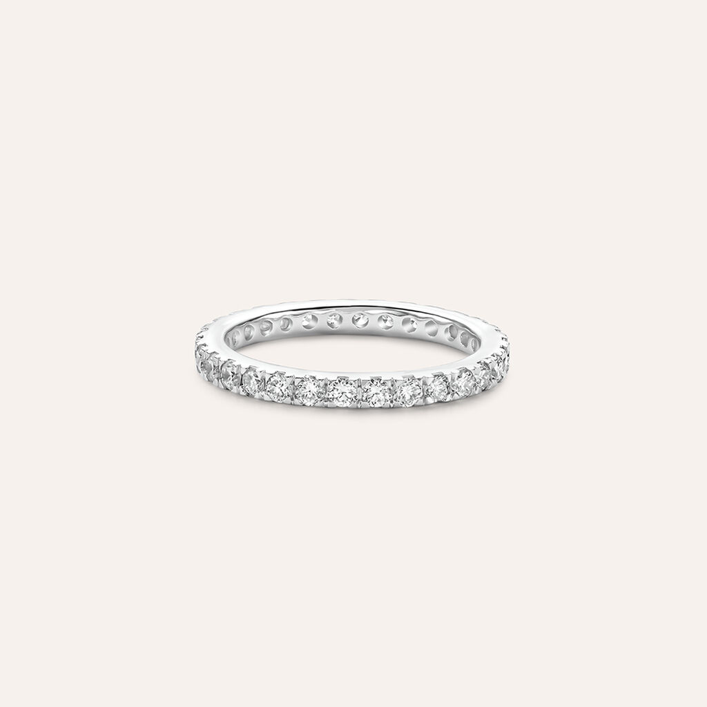 Anello Eternity Diamade Oro Bianco Diamante Lab-Grown - Anelli Eternity Donna | Stroili