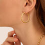 Orecchini A Cerchio Silver Collection Argento Dorato