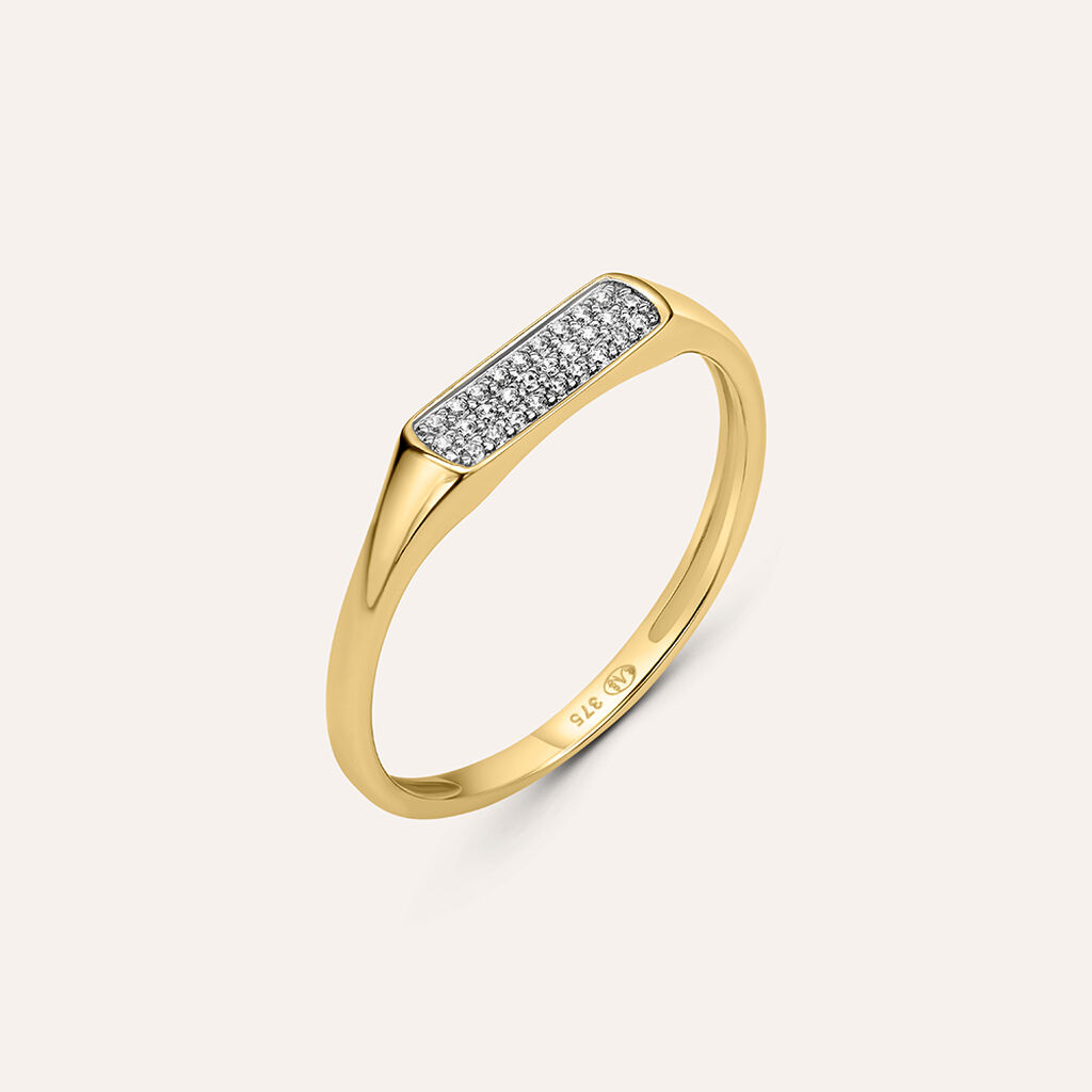 Anello Chevalier Claire Oro Giallo Cubic Zirconia - Anelli Chevalier Donna | Stroili