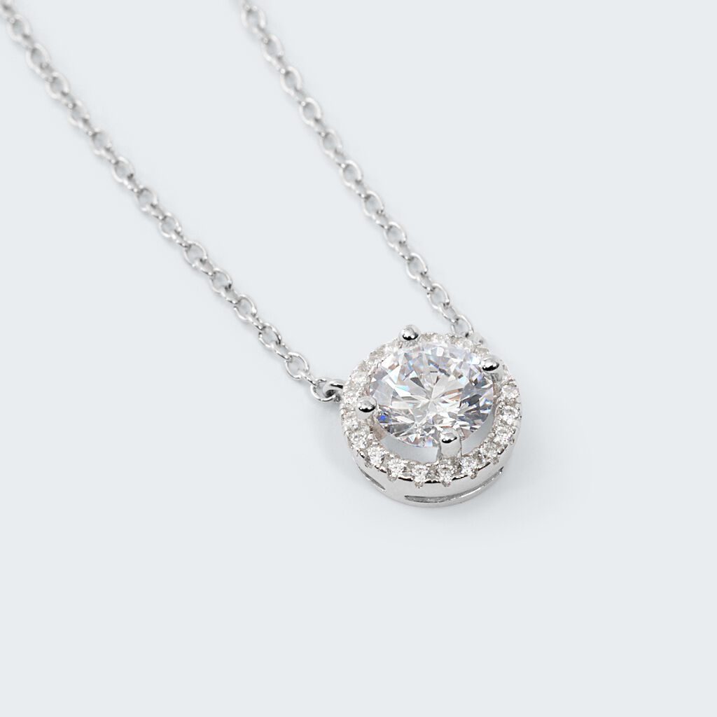 Collana Punto Luce Silver Elegance Argento Rodiato Cubic Zirconia - Collane Punto Luce Donna | Stroili