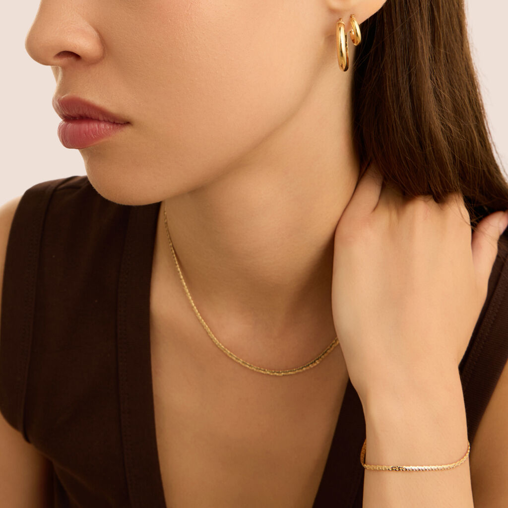 Orecchini A Cerchio Toujours Oro Giallo - Orecchini a Cerchio Donna | Stroili