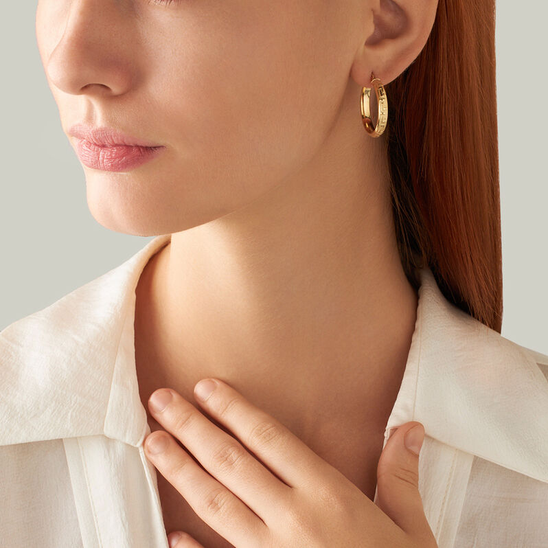 Orecchini A Cerchio Toujours Oro Giallo - Orecchini a Cerchio Donna | Stroili