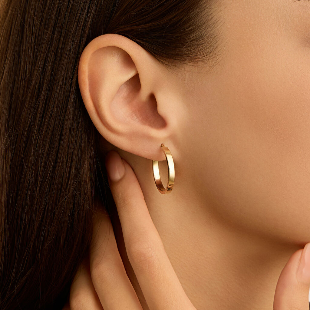 Orecchini A Cerchio Toujours Oro Giallo - Orecchini a Cerchio Donna | Stroili
