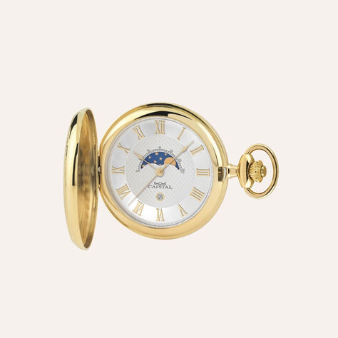 Orologio da Tasca Al Quarzo Capital con Fasi Lunari Tx196 - Orologi con Datario Uomo | Stroili