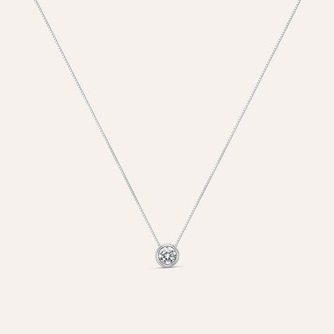 Collana Punto Luce Silver Elegance Argento Rodiato Cubic Zirconia - Collane Punto Luce Donna | Stroili
