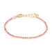 Bracciale Tennis Romantic Shine Metallo Rosa Cristallo - Bracciali Tennis Donna | Stroili