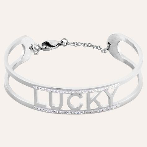 Bangle Sunrise Acciaio Cristallo - Bracciali Rigidi Donna | Stroili