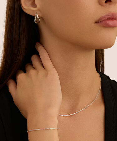 Bracciale Catena Colette Oro Bianco